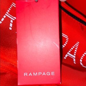 rampage red mini backpack